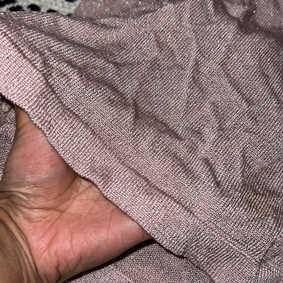 Dusty Rose Pink Sparkling Top - Picture 3 of 7